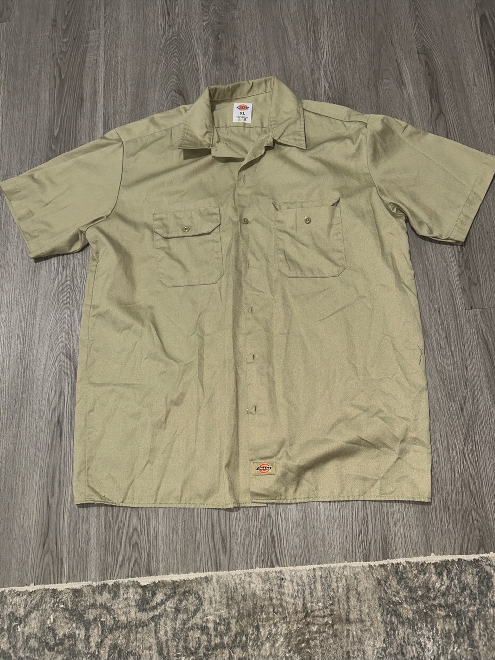 Dickies Men's Short-Sleeve Work Shirt - Light Olive